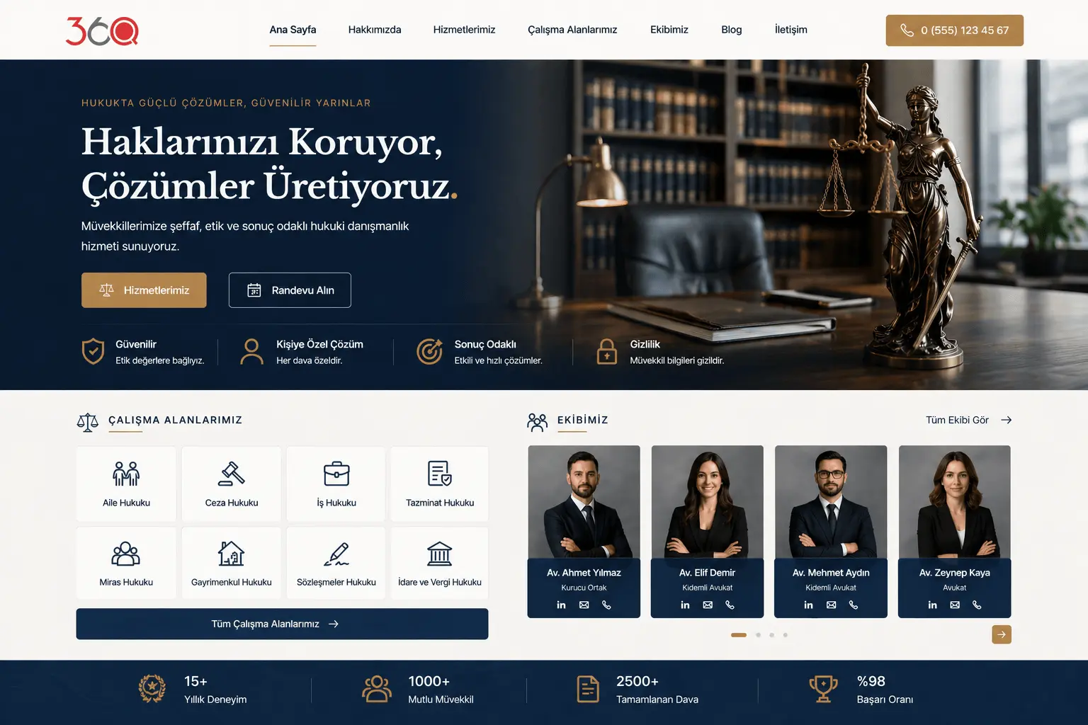 hukuk bürosu web sitesi