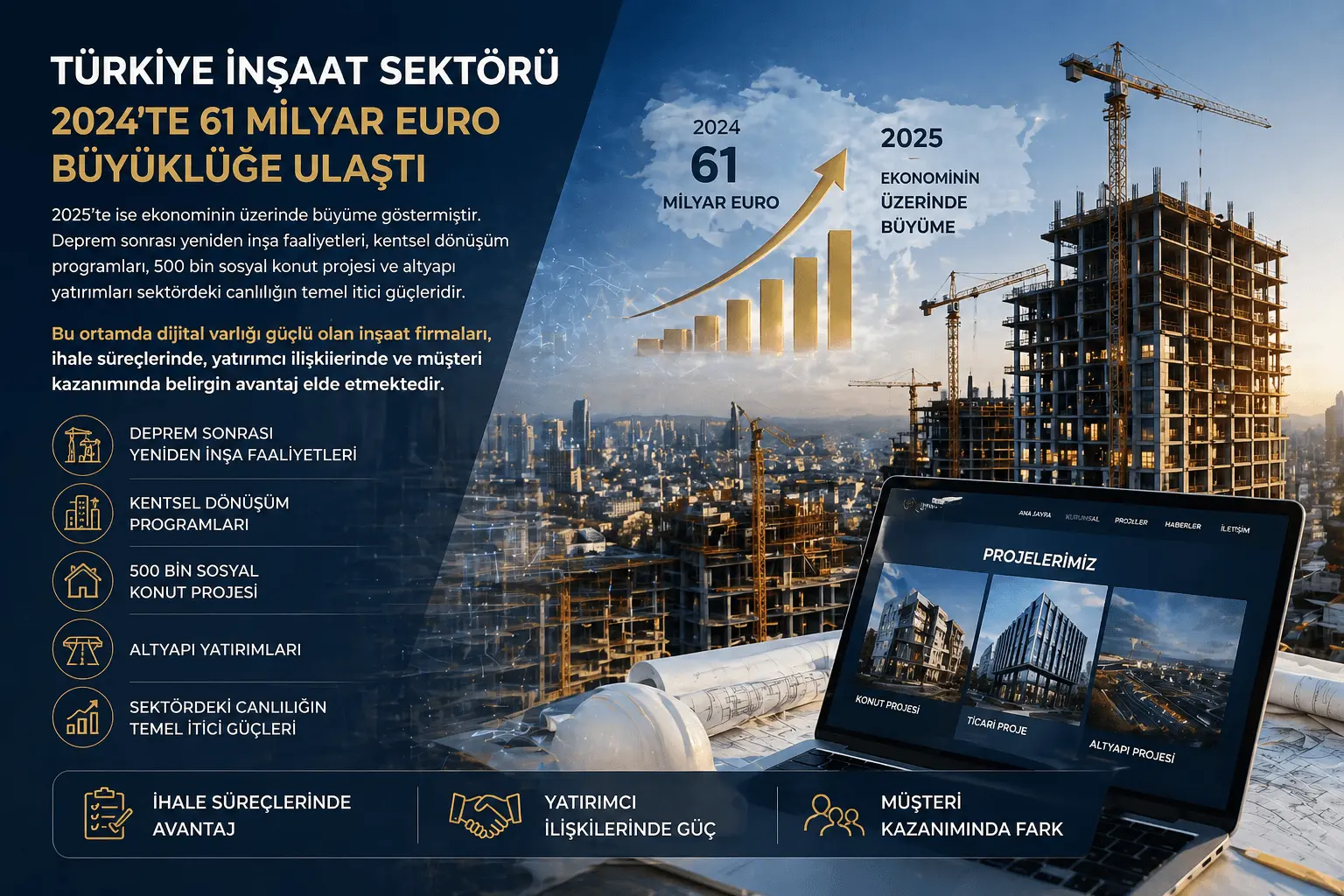 Proje Sayfaları + İçerik + Teknik Optimizasyon