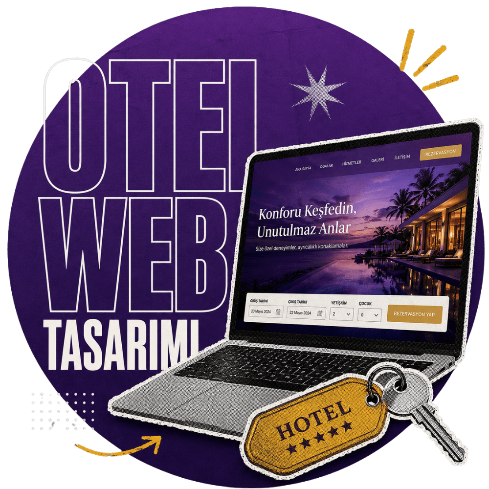 Otel web sitesi nasıl olmalı: mobil ve masaüstünde rezervasyon akışı, oda görselleri ve güven sinyalleriyle direkt rezervasyonu artıran arayüz